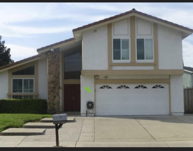 Original house before painting