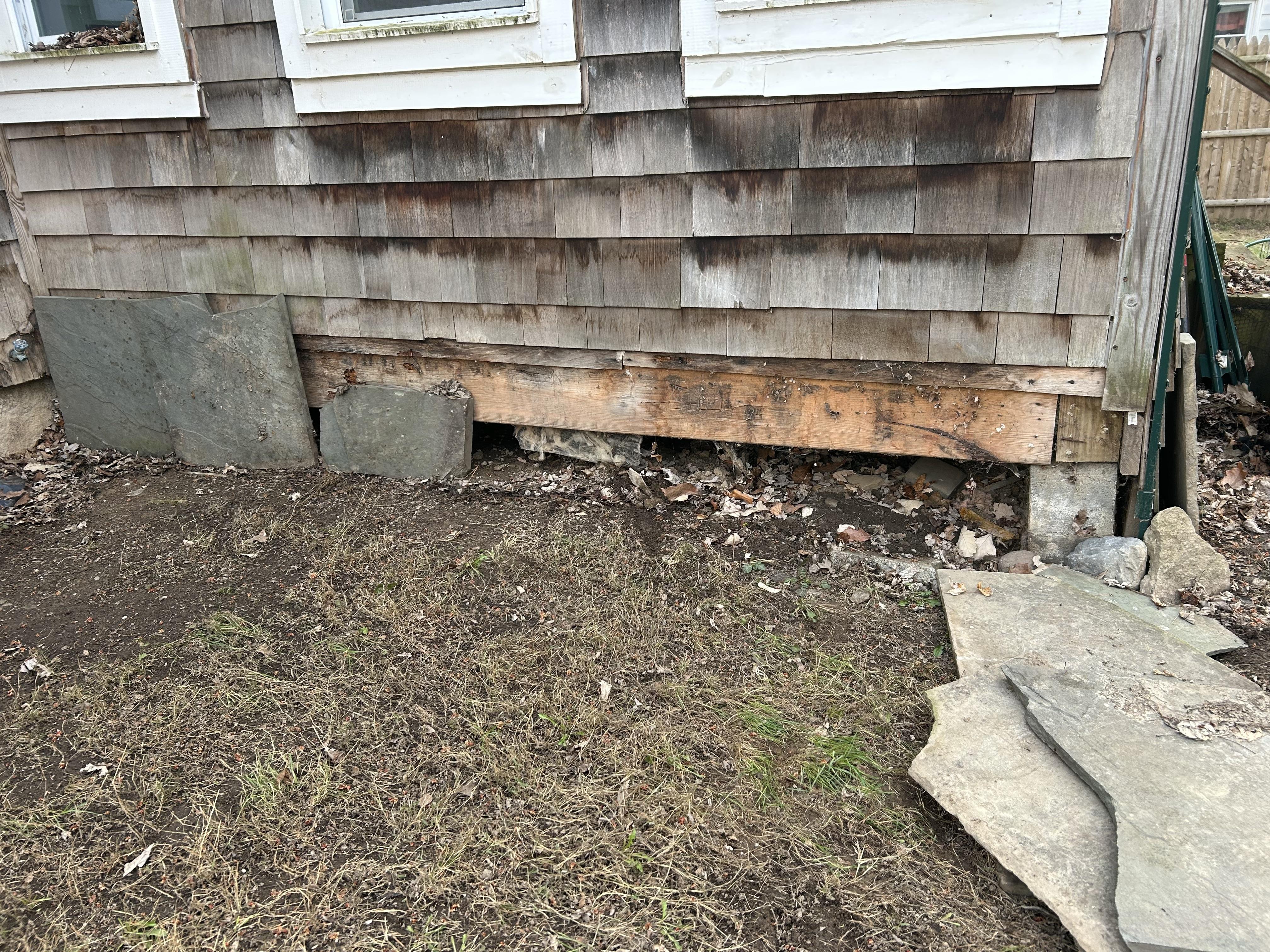 Original house before painting