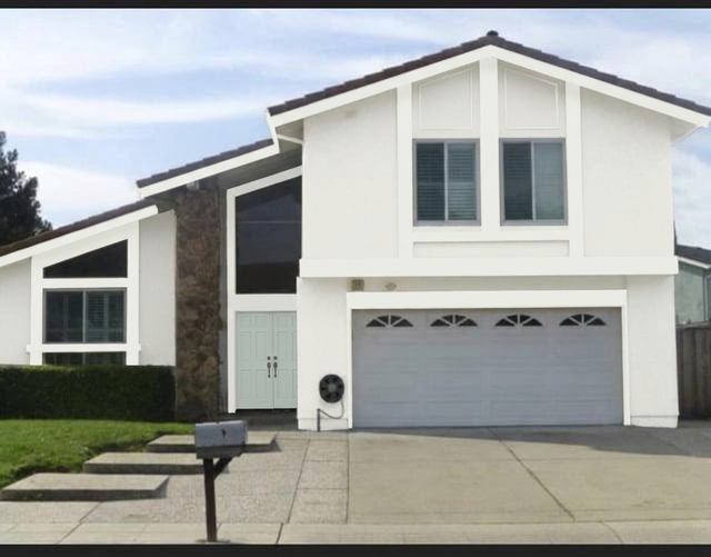 AI-rendered house in new paint colors